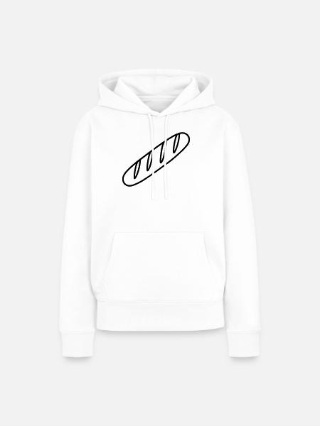Zauberstab - Frauen Premium Bio Hoodie - Weiß