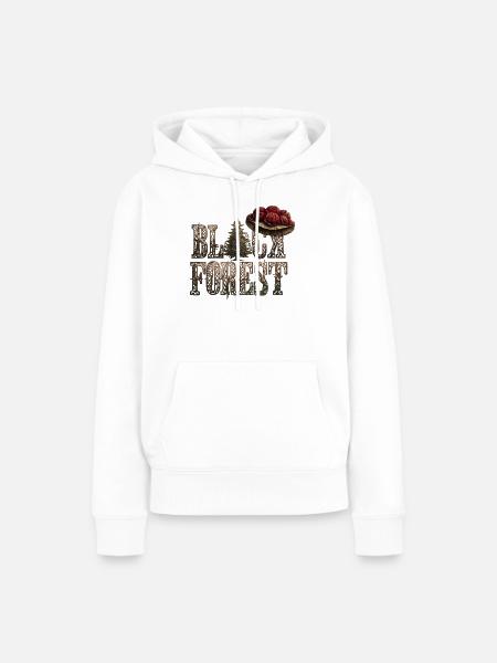Black Forest - Frauen Premium Bio Hoodie - Weiß