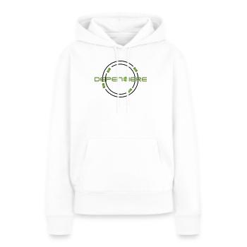 Spender - Frauen Premium Bio Hoodie - Weiß - Vorne - Julia (174cm)