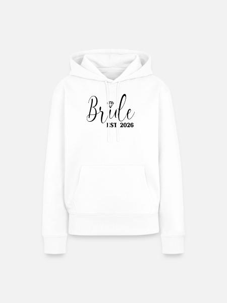Brauthochzeit 2026 - Frauen Premium Bio Hoodie - Weiß