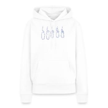 Segeln Segelboot Segler Nautik Jolle Knoten  - Frauen Premium Bio Hoodie - Weiß - Vorne - Julia (174cm)