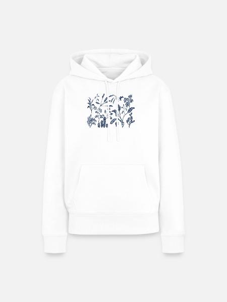 Dschungel - Frauen Premium Bio Hoodie - Weiß