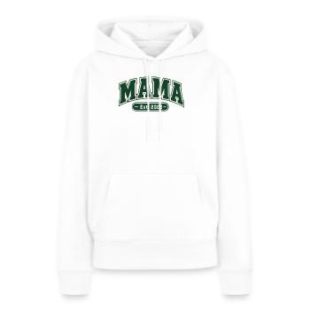 Mama Est 2022 - Collegiate - Sweat à capuche Premium bio Femme - blanc - Devant - Julia (174cm)