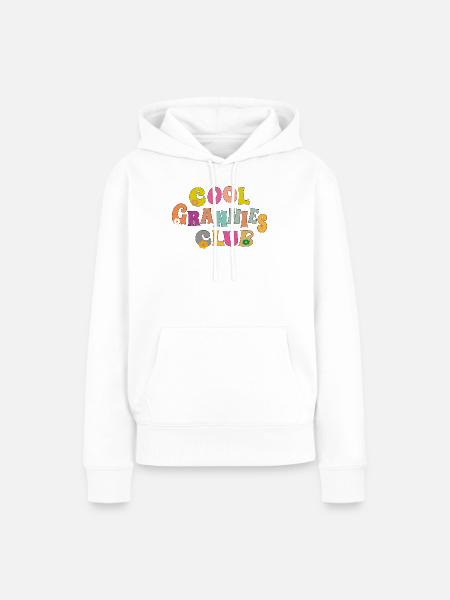Cool Grannies Club - Frauen Premium Bio Hoodie - Weiß