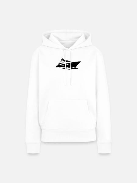 Yacht - Frauen Premium Bio Hoodie - Weiß