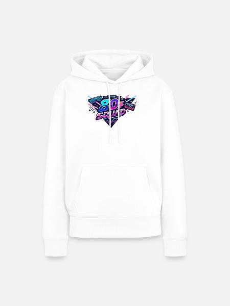 80s Squad Neon Retro - Frauen Premium Bio Hoodie - Weiß