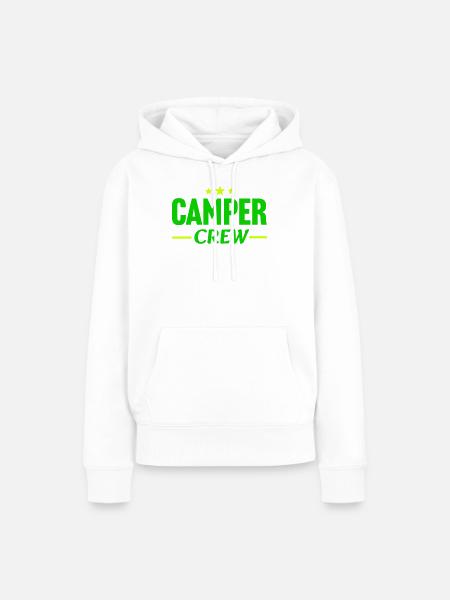 Camper Crew - Frauen Premium Bio Hoodie - Weiß