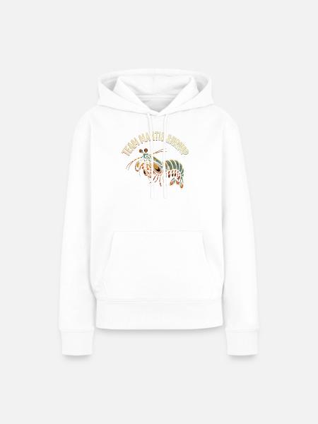 Team Mantisshrimp - Frauen Premium Bio Hoodie - Weiß