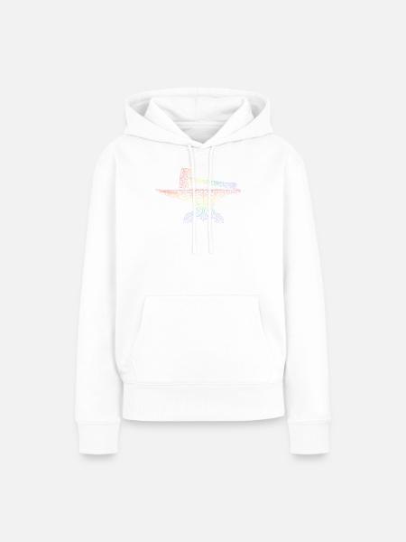 Schmied - Frauen Premium Bio Hoodie - Weiß
