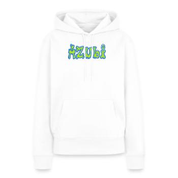 Azubi - Frauen Premium Bio Hoodie - Weiß - Vorne - Julia (174cm)