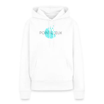 Wählerisch - Frauen Premium Bio Hoodie - Weiß - Vorne - Julia (174cm)