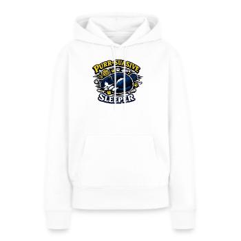 Purr-Suasive Sleeper Cat - Women’s Premium Organic Hoodie - white - Front - Julia (174cm)