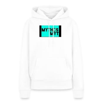 Mythos Mythos Globus - Frauen Premium Bio Hoodie - Weiß - Vorne - Julia (174cm)