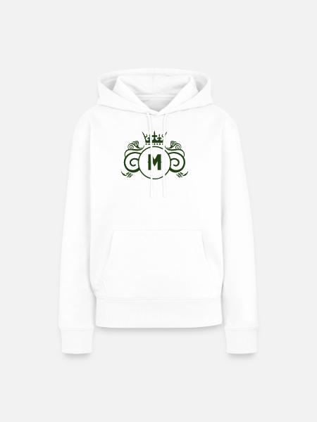 M_wappen - Frauen Premium Bio Hoodie - Weiß