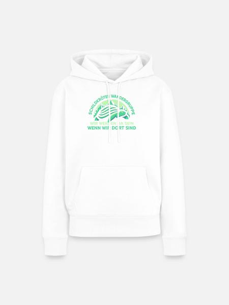 Schildkörten Wandergruppe Wander Bergsteiger - Frauen Premium Bio Hoodie - Weiß
