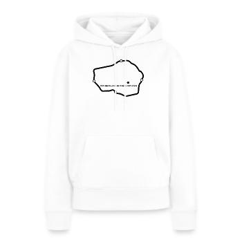Innerhalb Des Rings - Berliner Insider Shirt - Frauen Premium Bio Hoodie - Weiß - Vorne - Julia (174cm)