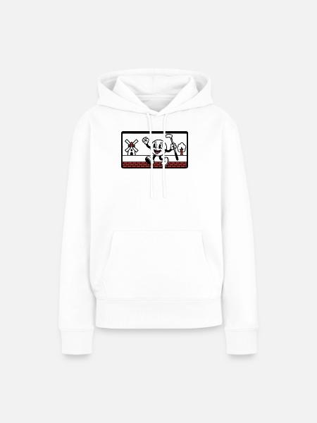 Minigolf Bahn Windmühle Freizeitpark Team - Frauen Premium Bio Hoodie - Weiß