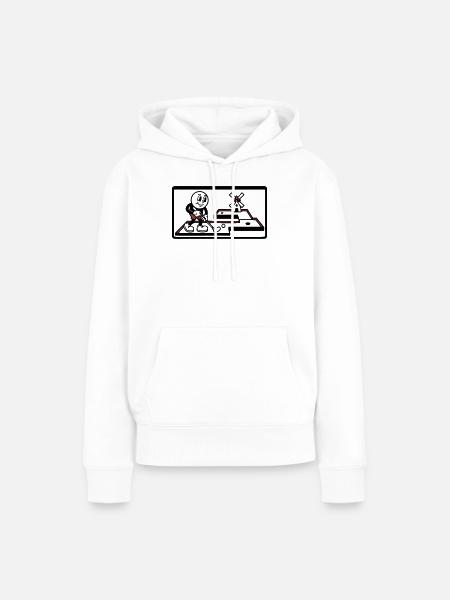 Minigolf Bahn Windmühle Freizeitpark Team - Frauen Premium Bio Hoodie - Weiß