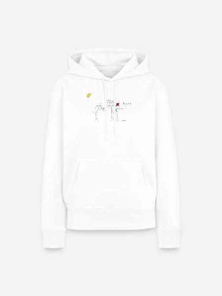 Diplomat - Frauen Premium Bio Hoodie - Weiß