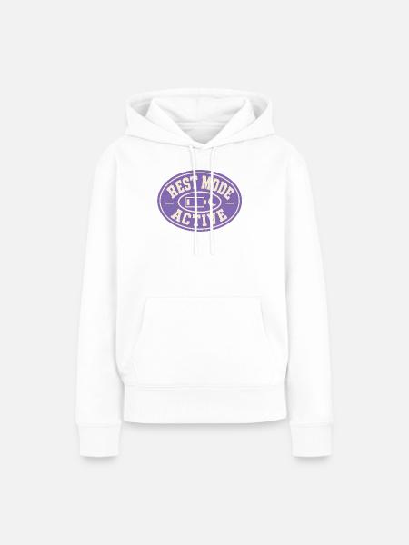 Rest Mode Aktice - Frauen Premium Bio Hoodie - Weiß