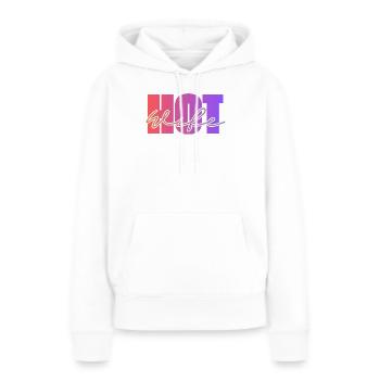 Femme sexy - Sweat à capuche Premium bio Femme - blanc - Devant - Julia (174cm)