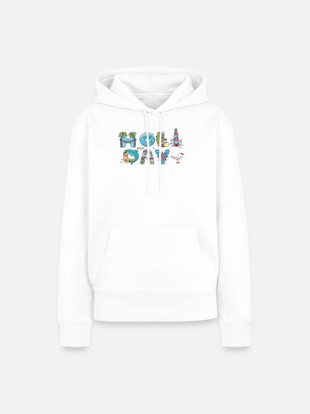 Holiday - Frauen Premium Bio Hoodie - Weiß