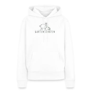 Gartenschäfin Minimalistisches Schaf mit Gießkanne - Frauen Premium Bio Hoodie - Weiß - Vorne - Julia (174cm)