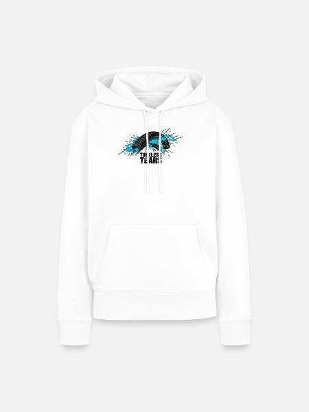 Tire Splash Tubeless Tears - Frauen Premium Bio Hoodie - Weiß