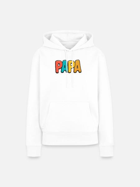 DAP Rainbow Pop Art - Frauen Premium Bio Hoodie - Weiß