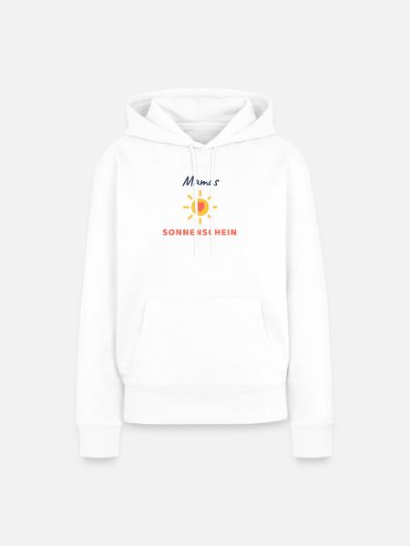 Mamas Sonnenschein - Frauen Premium Bio Hoodie - Weiß