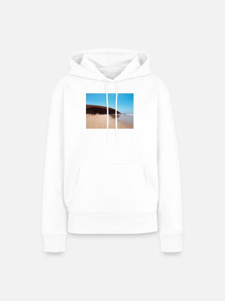 Red Rock Beach - Frauen Premium Bio Hoodie - Weiß