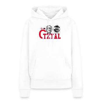 Ötztal Oetztal au Tyrol - Sweat à capuche Premium bio Femme - blanc - Devant - Julia (174cm)