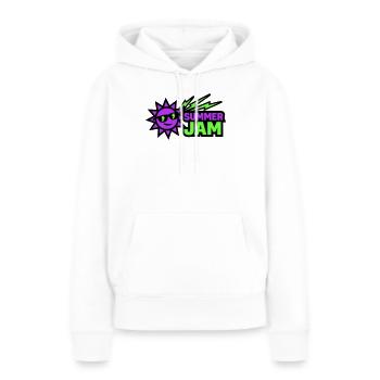 Insigne Summer Jam Sun - Sweat à capuche Premium bio Femme - blanc - Devant - Julia (174cm)
