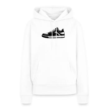 Chaussure de tennis - Sweat à capuche Premium bio Femme - blanc - Devant - Julia (174cm)