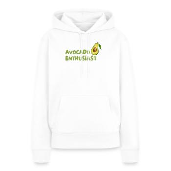 Avocado Enthusiast Design - Frauen Premium Bio Hoodie - Weiß - Vorne - Julia (174cm)