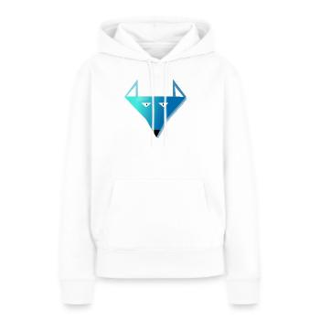 Polarwolf - Frauen Premium Bio Hoodie - Weiß - Vorne - Julia (174cm)