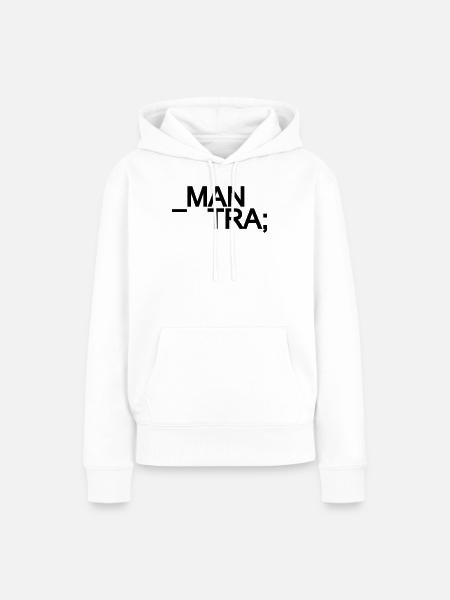 MANTRA Printstream CS2 - Frauen Premium Bio Hoodie - Weiß