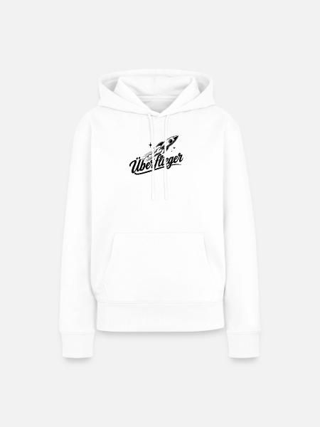 Überflieger (Erfolg) - Frauen Premium Bio Hoodie - Weiß