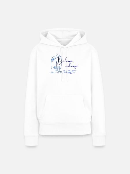 Urlaubsmodus - Surfing - Frauen Premium Bio Hoodie - Weiß