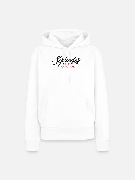 September - Frauen Premium Bio Hoodie - Weiß