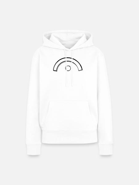 Fermate handgezeichnet - Frauen Premium Bio Hoodie - Weiß