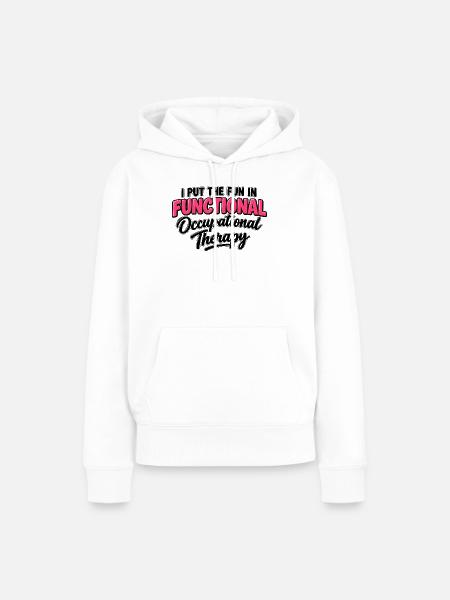Ergotherapie, Ergotherapie, OTA, Therapeutenassistent, Assistent - Frauen Premium Bio Hoodie - Weiß