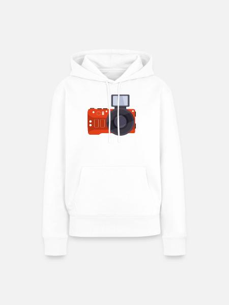 Zimmer - Frauen Premium Bio Hoodie - Weiß