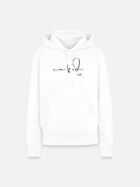 caked up print - Frauen Premium Bio Hoodie - Weiß
