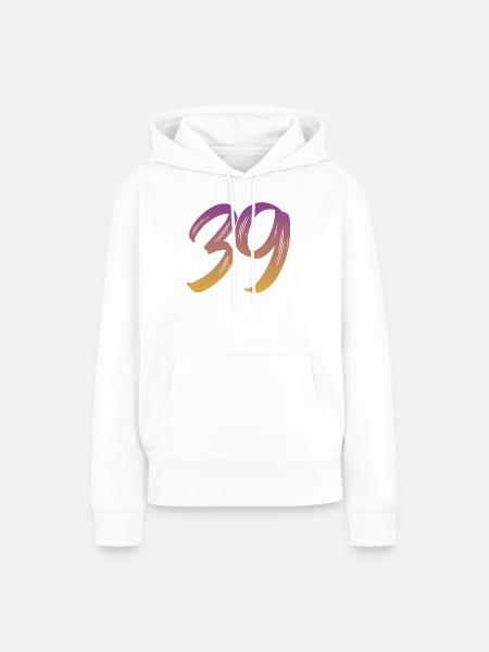 39 - Frauen Premium Bio Hoodie - Weiß