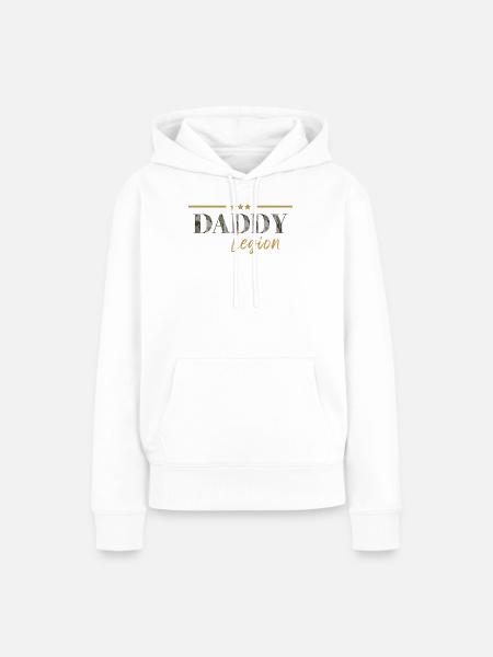 Daddy Legion - Frauen Premium Bio Hoodie - Weiß