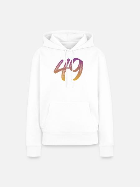 49 - Frauen Premium Bio Hoodie - Weiß