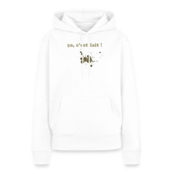 brown spots - Women’s Premium Organic Hoodie - white - Front - Julia (174cm)