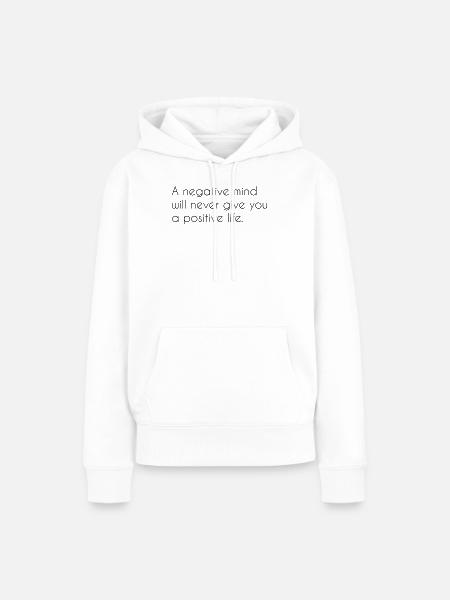 Motivierender Spruch - Frauen Premium Bio Hoodie - Weiß