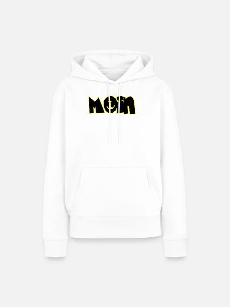 Moin Anker Motiv - Frauen Premium Bio Hoodie - Weiß
